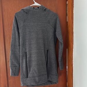 Athleta Charcoal Hooded Jacket